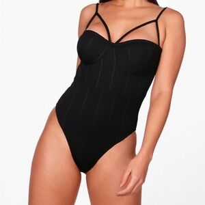 Boohoo Strappy Bodysuit